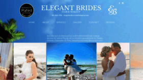 What Elegantbrideshairandmakeup.com website looked like in 2020 (3 years ago)