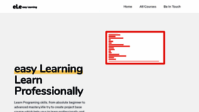 What Easylearningbd.com website looked like in 2020 (3 years ago)