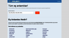 What Esanlamlisi.net website looked like in 2020 (4 years ago)