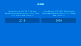 What Ekis.niaskab.go.id website looked like in 2020 (3 years ago)