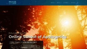 What Educateforlife.org website looked like in 2020 (3 years ago)