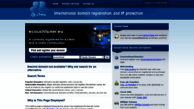 What Ecouchtuner.eu website looked like in 2020 (3 years ago)