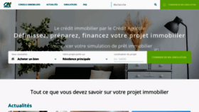 What E-immobilier.credit-agricole.fr website looked like in 2020 (3 years ago)