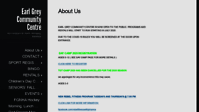 What Earlgreycc.ca website looked like in 2020 (3 years ago)