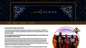 What Eventonmain.com website looked like in 2020 (3 years ago)