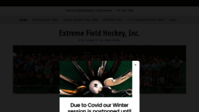 What Extremefieldhockey.com website looked like in 2020 (3 years ago)