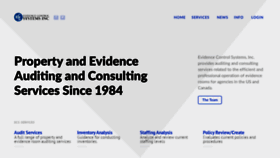 What Evidencecontrolsystems.com website looked like in 2020 (3 years ago)