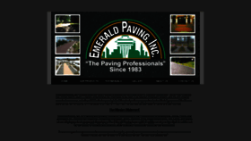 What Emeraldpaving.com website looked like in 2020 (3 years ago)