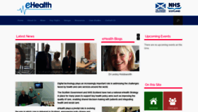 What Ehealth.scot website looked like in 2020 (3 years ago)
