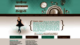 What Etiquetteatlanta.com website looked like in 2020 (3 years ago)
