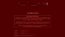 What Experimentalintermedia.org website looked like in 2020 (4 years ago)