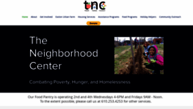 What Eastonareaneighborhoodcenter.org website looked like in 2020 (3 years ago)