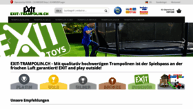 What Exit-trampolin.ch website looked like in 2020 (3 years ago)