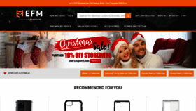 What Efmcasestore.com.au website looked like in 2020 (3 years ago)