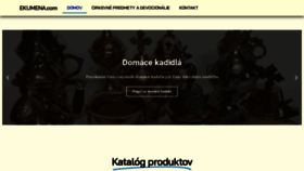 What Ekumena.com website looked like in 2020 (3 years ago)