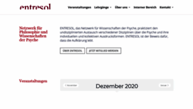 What Entresol.ch website looked like in 2020 (3 years ago)