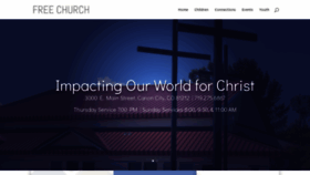 What Efreechurch.org website looked like in 2020 (3 years ago)