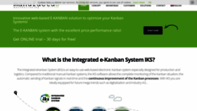 What Ekanban-system.com website looked like in 2020 (3 years ago)