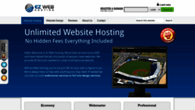 What Ez-web-hosting.com website looked like in 2020 (3 years ago)