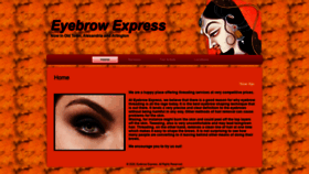 What Eyebrowexpressdmv.com website looked like in 2020 (3 years ago)