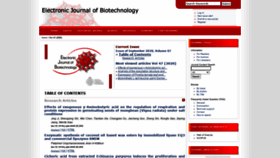 What Ejbiotechnology.info website looked like in 2020 (3 years ago)