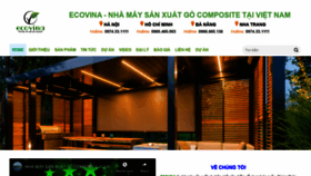 What Ecovina.com.vn website looked like in 2020 (3 years ago)