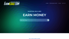 What Earnload.com website looked like in 2020 (3 years ago)