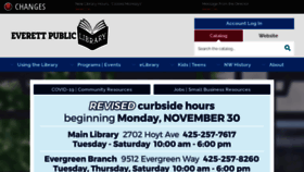 What Epls.org website looked like in 2020 (3 years ago)