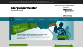 What Energiesparmeister.de website looked like in 2020 (3 years ago)