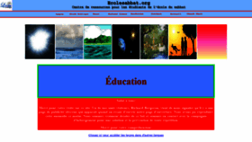 What Ecolesabbat.org website looked like in 2020 (3 years ago)