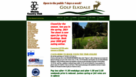What Elkdalecc.com website looked like in 2020 (3 years ago)
