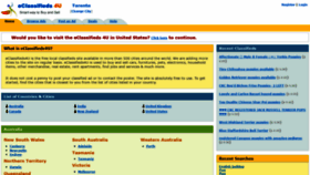 What Eclassifieds4u.com website looked like in 2020 (3 years ago)