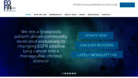 What Egfrcancer.org website looked like in 2020 (3 years ago)