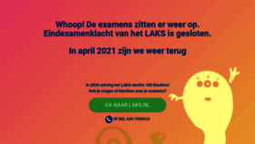 What Examenklacht.nl website looked like in 2020 (3 years ago)