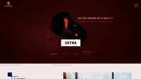 What Ektha.com website looked like in 2020 (3 years ago)