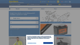 What Easyparts.it website looked like in 2020 (3 years ago)