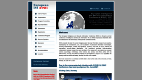 What Eisic.eu website looked like in 2020 (3 years ago)