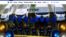 What Efitecsa.com website looked like in 2020 (3 years ago)