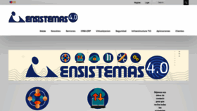 What Ensistemas.com website looked like in 2020 (3 years ago)