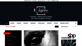 What Exagere.it website looked like in 2020 (3 years ago)