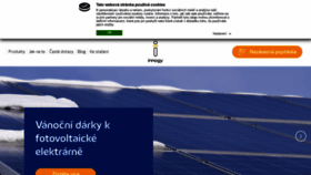 What Elektrinazeslunce.cz website looked like in 2020 (3 years ago)
