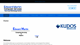 What Edwardmartin.co.uk website looked like in 2020 (3 years ago)