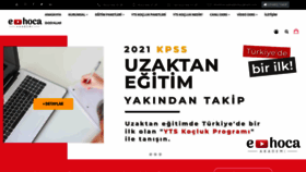 What E-hocaakademi.com website looked like in 2020 (3 years ago)