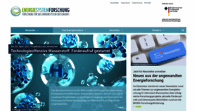 What Energiesystem-forschung.de website looked like in 2020 (3 years ago)