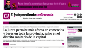 What Elindependientedegranada.es website looked like in 2020 (3 years ago)