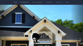 What Elliscustomhomes.net website looked like in 2020 (3 years ago)