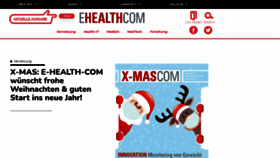 What E-health-com.de website looked like in 2020 (3 years ago)