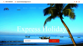 What Expressholidaysbd.com website looked like in 2020 (3 years ago)