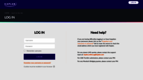 What Elearn-uni.kaplan.com.sg website looked like in 2020 (3 years ago)