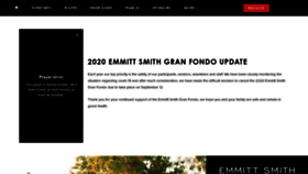 What Emmittsmithgranfondo.com website looked like in 2020 (3 years ago)